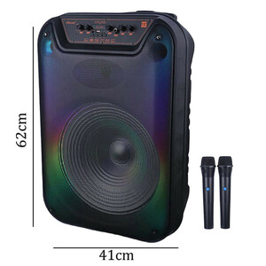 اسپیکر چمدانی بلوتوثی کی برود KTS-2233 + میکروفون