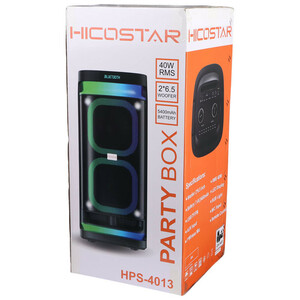 اسپیکر چمدانی بلوتوثی هایکو استار Party Box HPS-4013 + میکروفون و ریموت کنترل