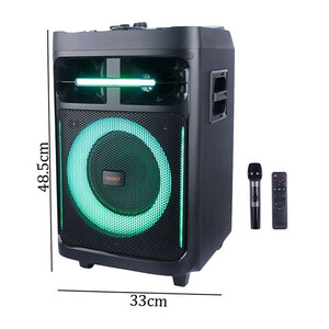 اسپیکر چمدانی بلوتوثی ایکس انرژی Thunder + میکروفون و ریموت کنترل