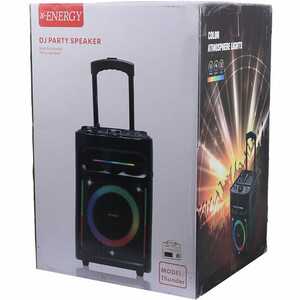 اسپیکر چمدانی بلوتوثی ایکس انرژی Thunder + میکروفون و ریموت کنترل