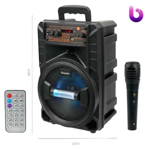 اسپیکر چمدانی بلوتوثی گلکس بیت GS-14 + میکروفون و ریموت کنترل