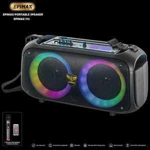 اسپیکر بلوتوثی اپیمکس Epimax 775 + میکروفون و ریموت کنترل
