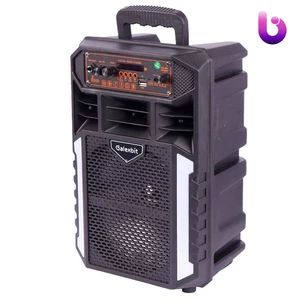 اسپیکر بلوتوثی رم و فلش خور گلکسبیت GS18 + میکروفون و ریموت کنترل