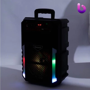 اسپیکر بلوتوثی رم و فلش خور گلکسبیت GS18 + میکروفون و ریموت کنترل