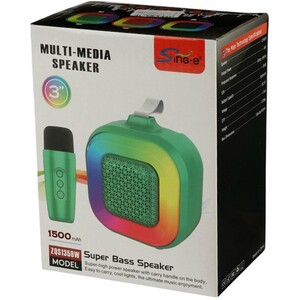 اسپیکر بلوتوثی سینگ ای ZQS1359W + میکروفون