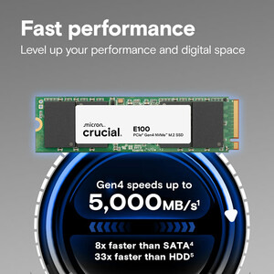 حافظه SSD کروشیال Crucial E100 480GB M.2