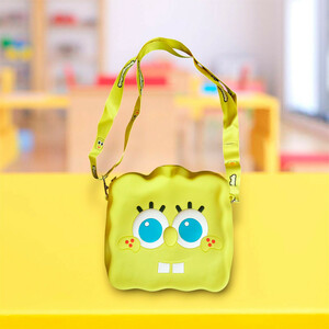 کیف فانتزی سیلیکونی باب اسفنجی + بند آویز کد 2