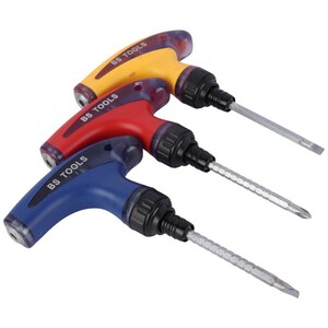 پیچ گوشتی دو طرفه عصایی BS Tools 190*110mm