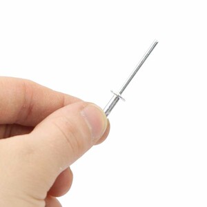 میخ پرچ آلومینیومی پرچ سایز 12*4 میلی متر پک 1000 عددی