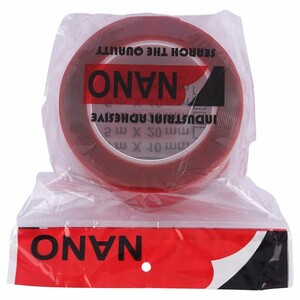 چسب دو طرفه ژله ای قرمز 5 سانتی متر نانو