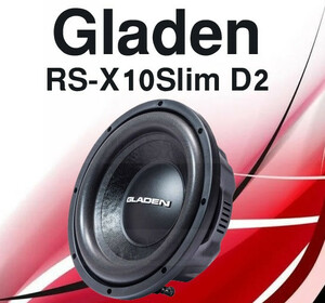 Gladen RS-X10Slim D2 ساب ووفر 10 اینچ گلیدن