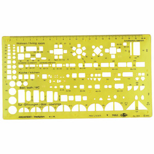 شابلون مبلمان مقیاس 1:100 تیبل Table NO.804