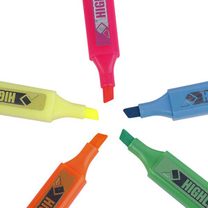 ماژیک هایلایت پاستلی کنکو نوک تخت رنگی بسته 36 عددی