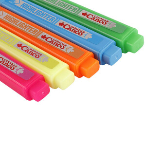 ماژیک هایلایت کنکو نوک تخت رنگی بسته 5 عددی