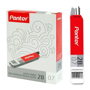 نوک مداد نوکی Panter PL208 0.7mm 2B بسته 12 عددی