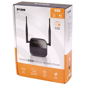 مودم روتر +ADSL2 دی لینک DSL-124 پک نارنجی