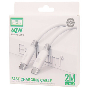 کابل دو سر تایپ سی فست شارژ 60 وات ارلدام EC-156C طول 2 متر