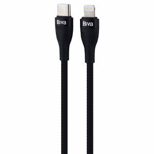 کابل تایپ سی به لایتنینگ فست شارژ 20 وات بیوا C-25CL طول 1.8 متر
