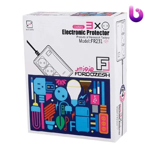 محافظ برق یخچال و فریزر 3 خانه فروزش با کابل 4.8 متری FR231