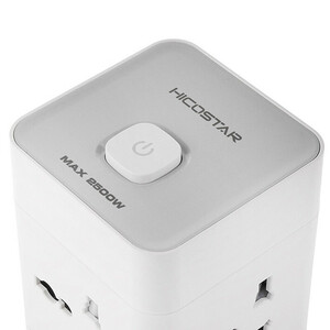 چند راهی 8 خانه هایکو استار HS-PS322 با کابل 2 متری + شارژر USB و Type-C