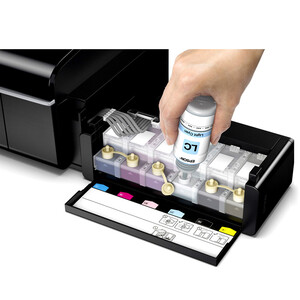 پرینتر رنگی جوهر افشان EPSON L805 فاقد جوهر