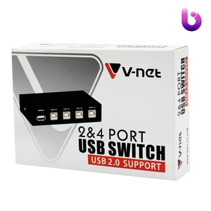 سوییچ پرینتر V-Net USB Switch 4Port