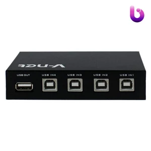 سوییچ پرینتر V-Net USB Switch 4Port