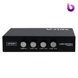 سوییچ پرینتر V-Net USB Switch 4Port