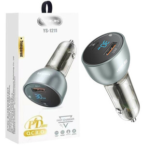 شارژر فندکی 30 وات یس پلاس YS-1211
