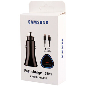 شارژر فندکی فست شارژ Samsung EP-L502 3A PD3.0 25W + کابل تبدیل تایپ سی