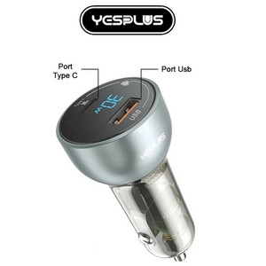 شارژر فندکی 30 وات یس پلاس YS-1211