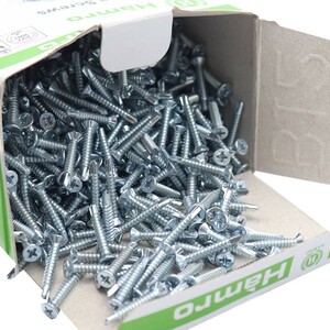پیچ سر مته سایز 25×3٫9 میلی متر پک 1000 عددی