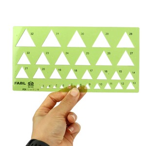 شابلون مثلث FABL FB415