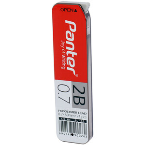 نوک مداد نوکی Panter PL107 0.7mm 2B بسته 12 عددی