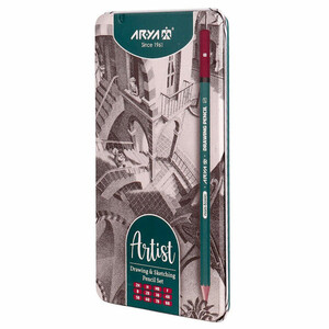 مداد طراحی آریا Arya Artist 3075 بسته 12 عددی