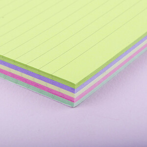 کاغذ یادداشت چسب دار رنگی Sam Stick Note 10*14.5cm بسته 100 برگی
