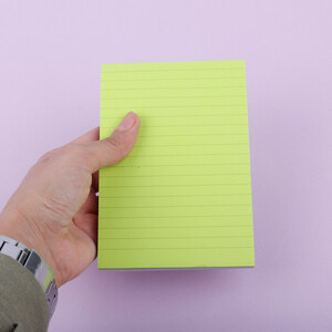 کاغذ یادداشت چسب دار رنگی Sam Stick Note 10*14.5cm بسته 100 برگی