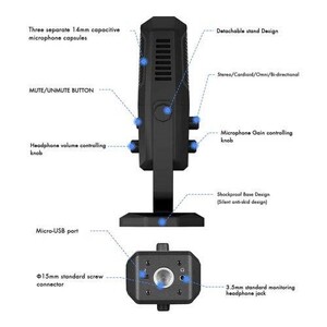 میکروفون رومیزی Yanmai SF-900