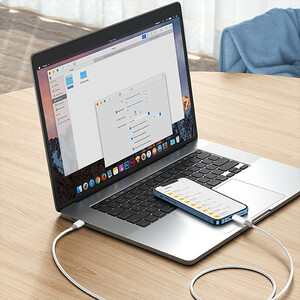 کابل لایتنینگ فست شارژ 20 وات ارلدام EC-159i طول 2 متر