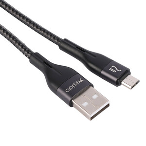 کابل میکرو یو اس بی فست شارژ 2 آمپر یسیدو CA121M طول 1 متر