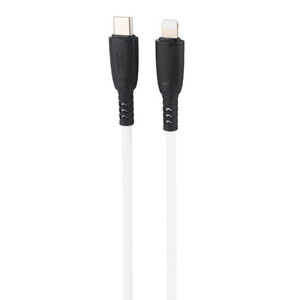 کابل کوتاه تایپ سی به لایتنینگ فست شارژ 27 وات ایکس او XO-NB-Q248A طول 25 سانتی متر