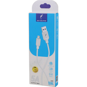 کابل لایتنینگ فست شارژ 5 آمپر اسکای دلفین S56L طول 1 متر