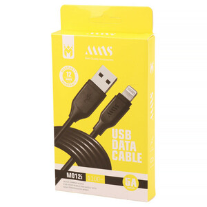 کابل لایتنینگ فست شارژ 5 آمپر ام ان اس M012i طول 1.1 متر