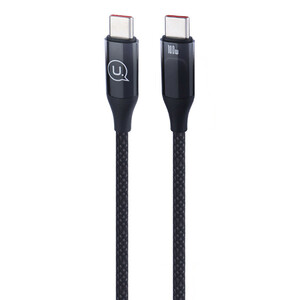 کابل دو سر تایپ سی فست شارژ 100 وات یوسامز US-SJ640 طول 1.2 متر
