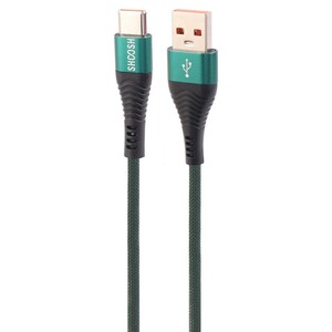 کابل تایپ سی فست شارژ 5 آمپر شوش SH115C طول 1.1 متر