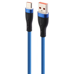 کابل تایپ سی فست شارژ 5 آمپر شوش SH140C+ طول 1.1 متر