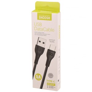 کابل تایپ سی فست شارژ 5 آمپر شوش SH402C طول 1.1 متر