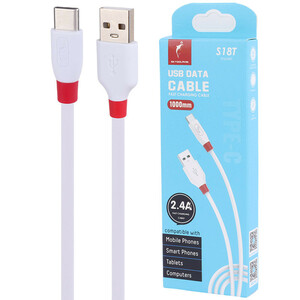 کابل تایپ سی فست شارژ 2.4 آمپر اسکای دلفین S18T طول 1 متر