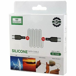 کابل دو سر تایپ سی فست شارژ 3 آمپر ارلدام EC-153C طول 1 متر