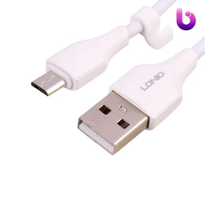 کابل کوتاه میکرو یو اس بی فست شارژ 2.4 آمپر الدینیو LS540 طول 20 سانتی متر